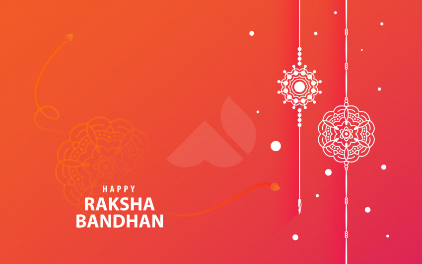 Free Raksha Bandhan Greeting Background Template