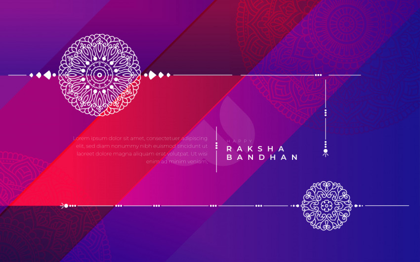 Happy Raksha Bandhan Background Template