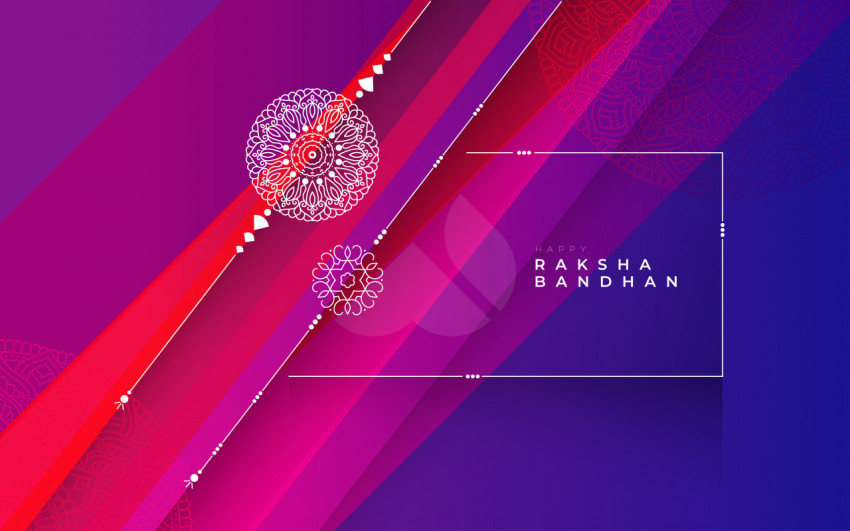 Happy Raksha Bandhan Background Design Template