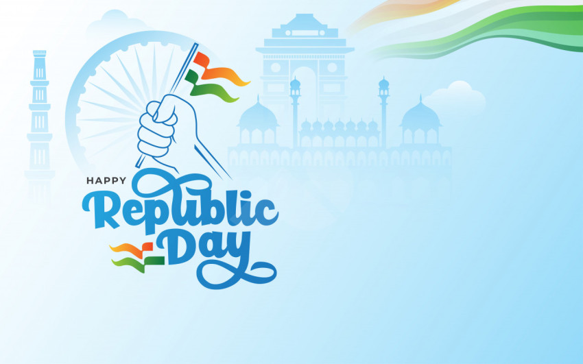 Happy Republic Day Background Template Design - Photo #1395 - Festive ...