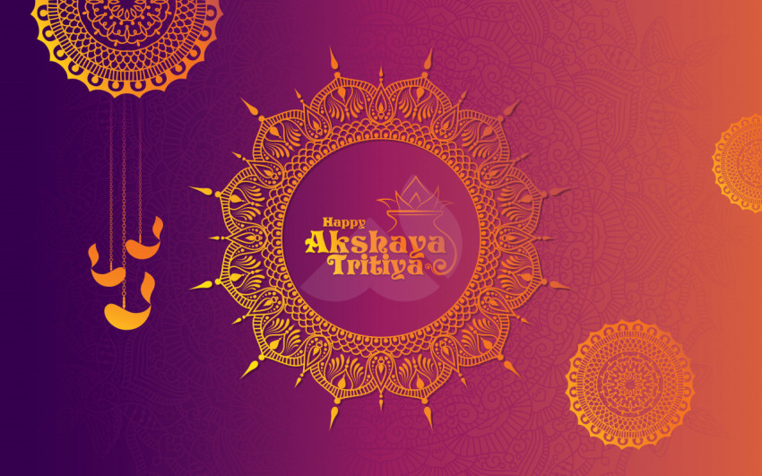 Happy Akshaya Tritiya Wishes Hindi Background