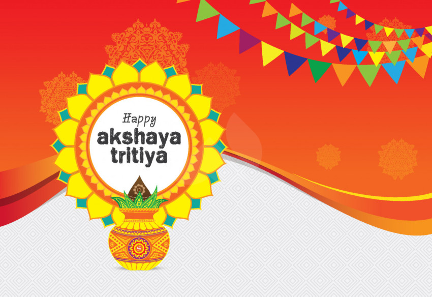 Happy Akshaya Tritiya Background Image - Free