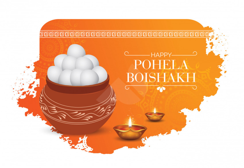 Bengali New Year  Pohela Boishakh Greeting Background