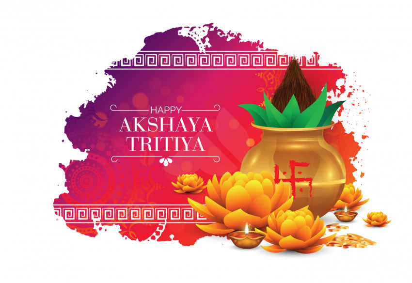 Happy Akshaya Tritiya Background Design