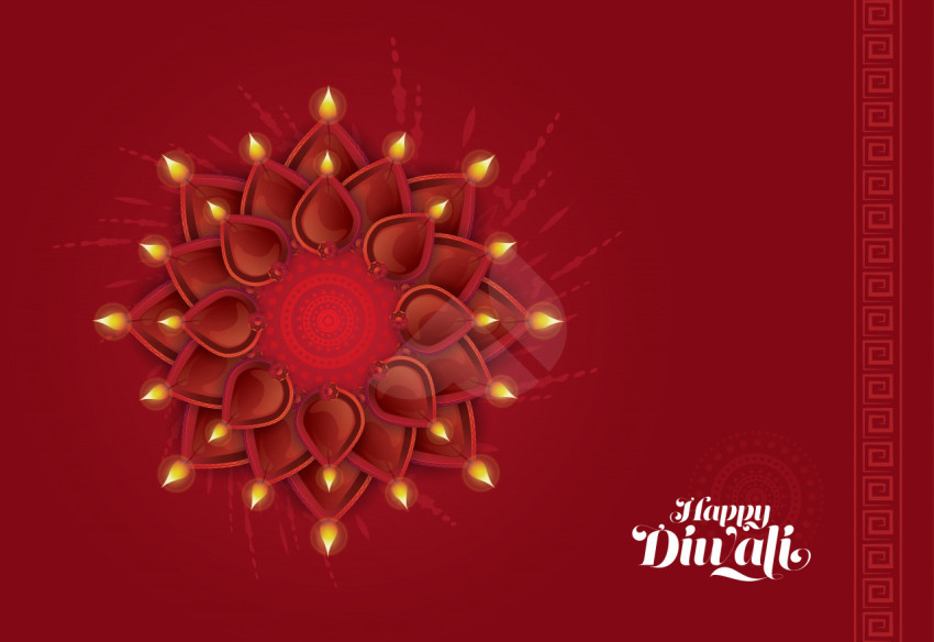 Diwali Background Template Design