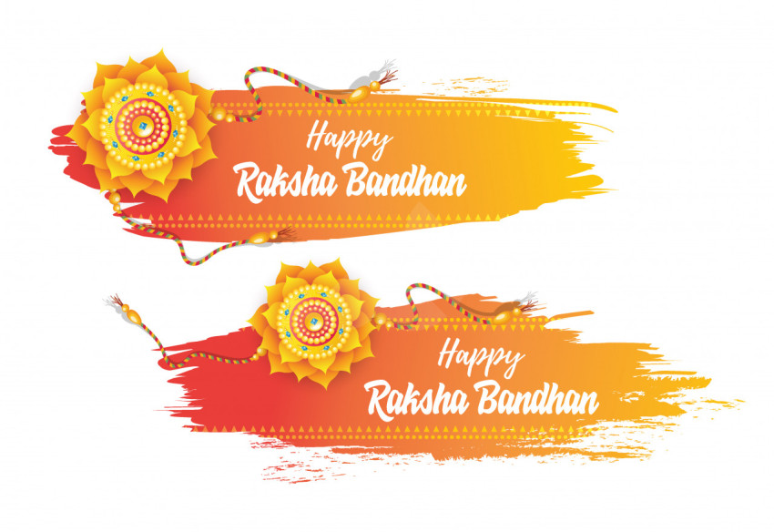 Happy Raksha Bandhan Banner Set