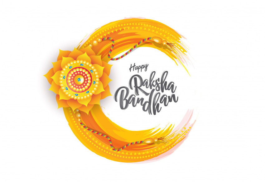 Happy Raksha Bandhan Sticker Greeting Template