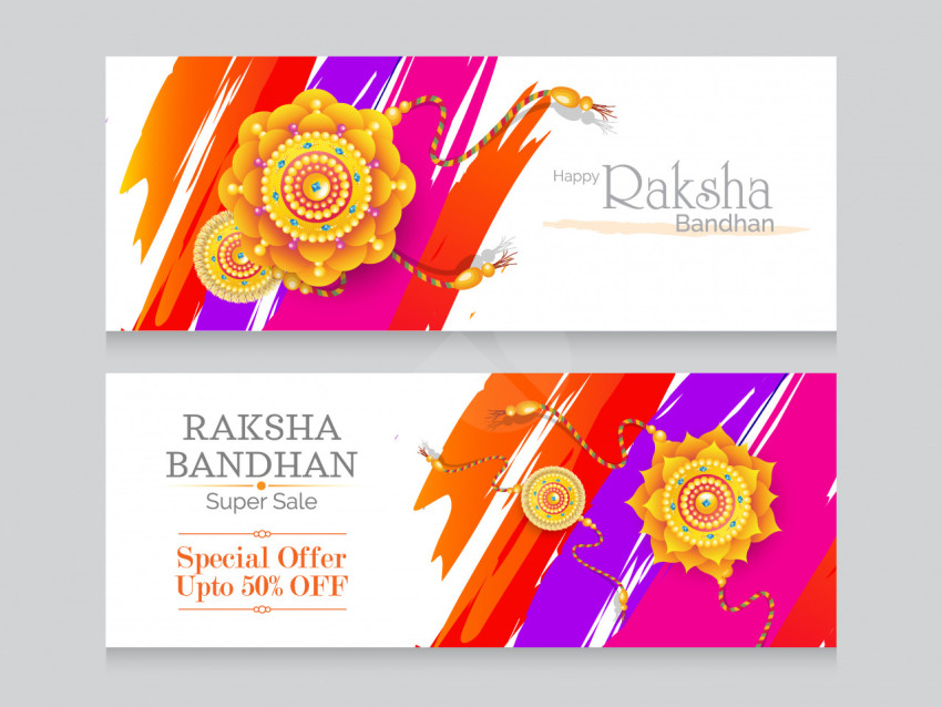 Raksha Bandhan Sale Banner Template