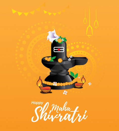 Happy Maha Shivratri Greeting Background