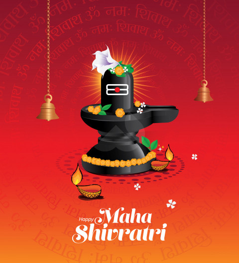 Happy Maha Shivratri Greeting Template