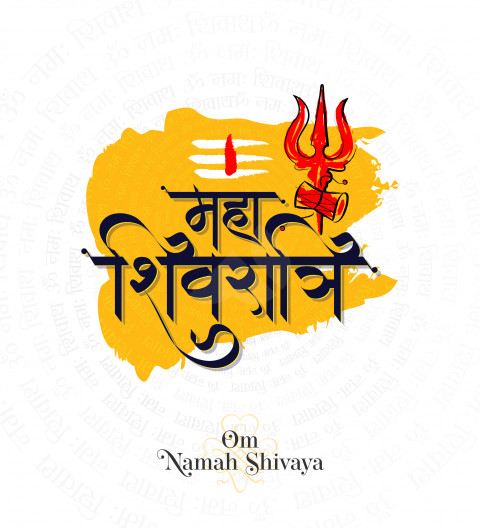 Maha Shivratri Hindi Greeting Template