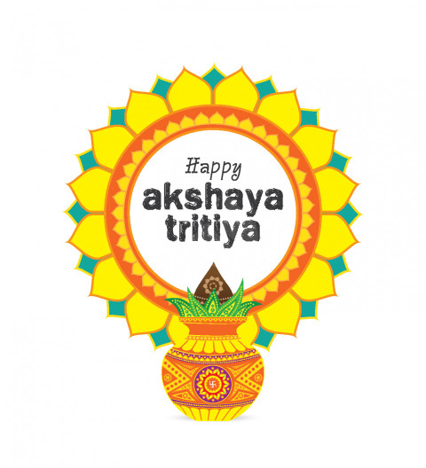Happy Akshaya Tritiya Background Template - Free