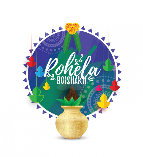 Pohila Boishakh Wishes Background