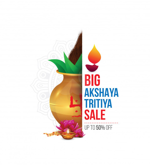 Akshaya Tritiya Big Sale Banner Design Template