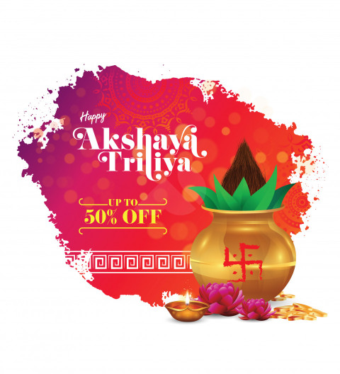 Akshaya Tritiya Offer Background Design Template