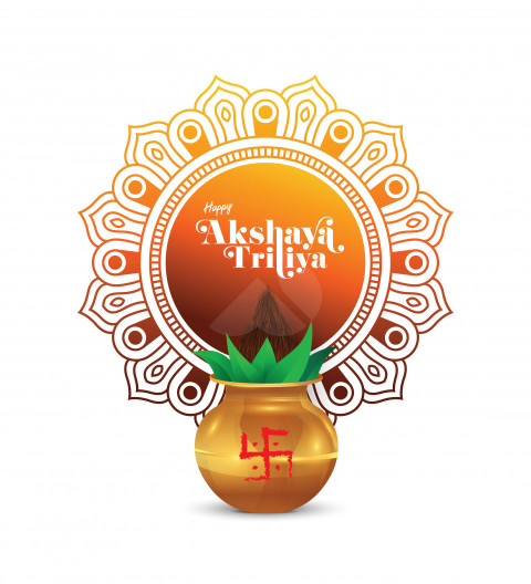 Happy Akshaya Tritiya Greeting Template