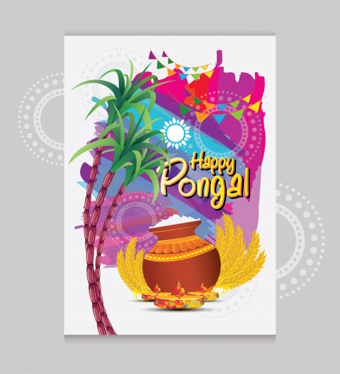 Pongal Greeting Template Design - Free