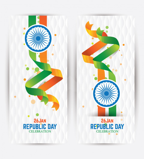 India Republic Day Celebration Banner Design