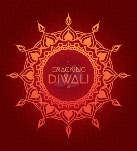 Cracking Diwali Festival Greeting Design