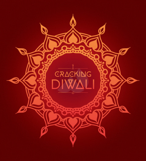 Cracking Diwali Festival Greeting Design