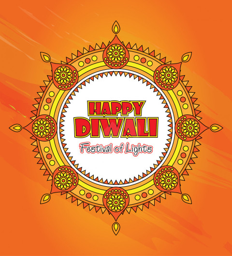 Happy Diwali Wishes Greeting - Free