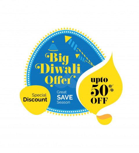 Diwali Big Sale Banner Template Design