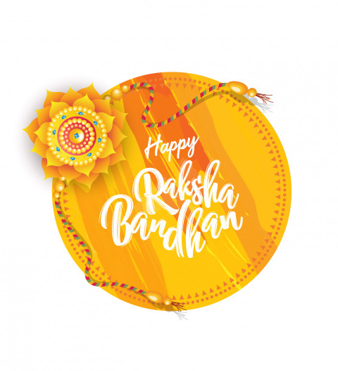 Happy Raksha Bandhan Wishes Sticker Background