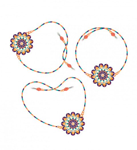 Raksha Bandhan Banner Fram illustration