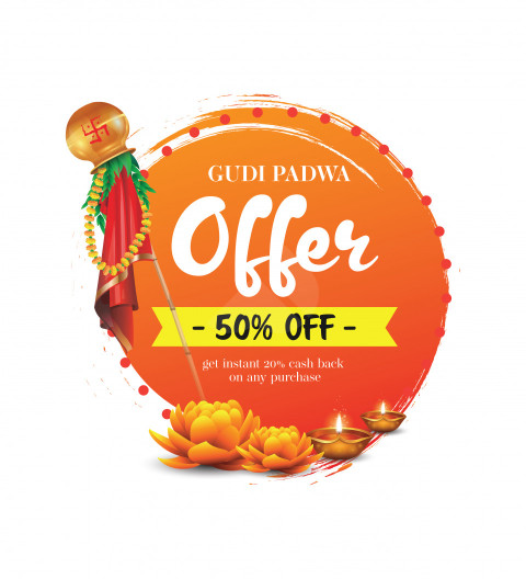 Gudi Padwa Offer Template Design