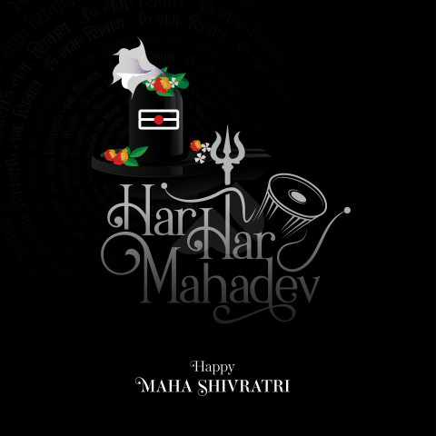 Maha Shivratri Greeting Background