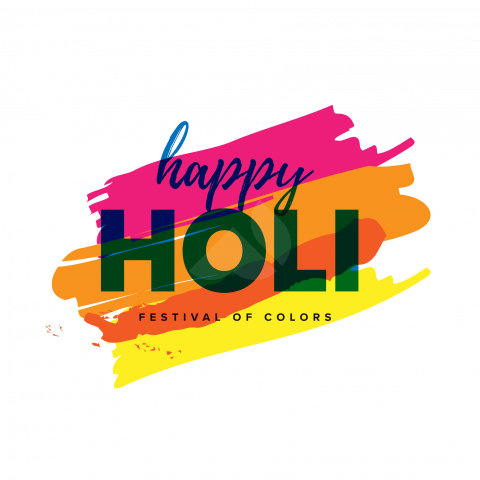 Happy Holi Sticker Greeting - Free