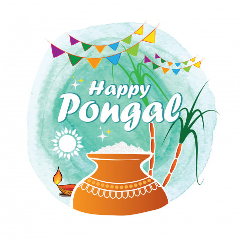 Happy Pongal Wishes Background - Free