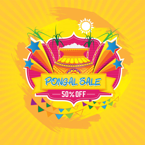Pongal Sale Template Design