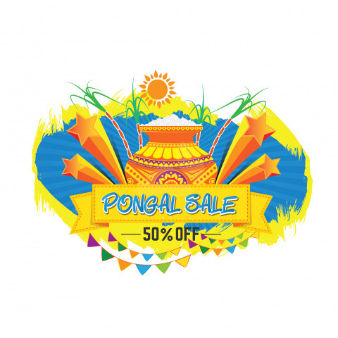 Pongal Sale Template Design Vector Illustration