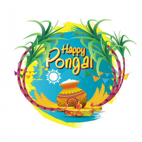 Happy Pongal Wishes Background