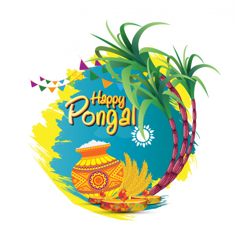 Happy Pongal Wishes Design Template