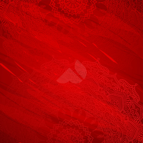 Ethnic Round Ornamental Floral Design Background