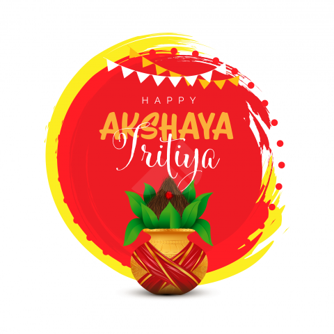 Happy  Akshaya Tritiya Greeting Sticker