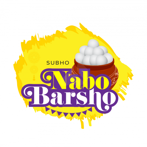 Shubho Noboborsho Wishes Sticker Design