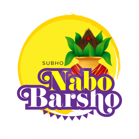 Shubho Noboborsho Wishes Sticker Background Template