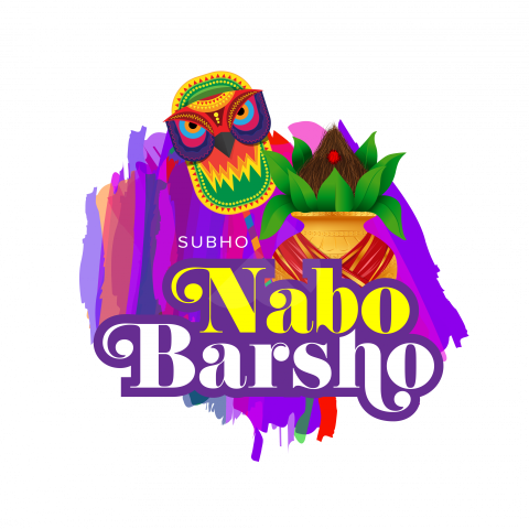 Shubho Noboborsho Wishes Greeting, Bengali New Year Greeting Background Template