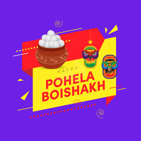Happy Pohila Boishakh Wishes Background