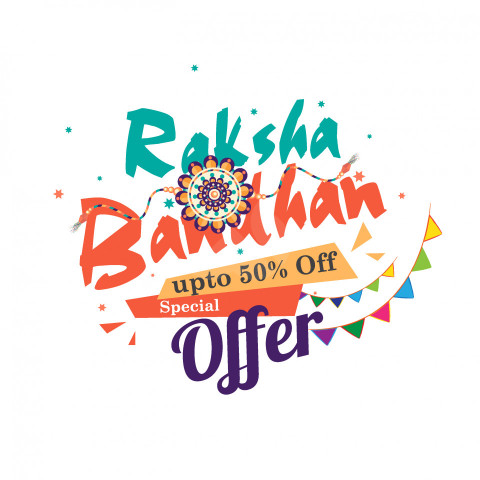 Raksha Bandhan Offer Background Template