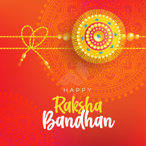 Raksha Bandhan Greeting Background Template