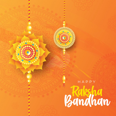 Happy Raksha Bandhan Wishes Background Image