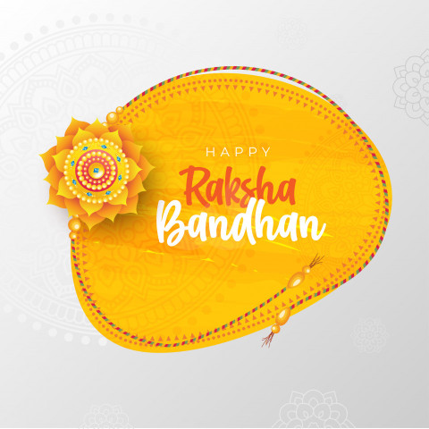 Raksha Bandhan Greeting Background Template