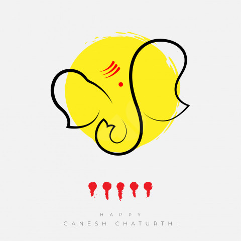Happy Ganesh Chaturthi Wish Template