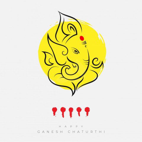 Happy Ganesh Chaturthi Template
