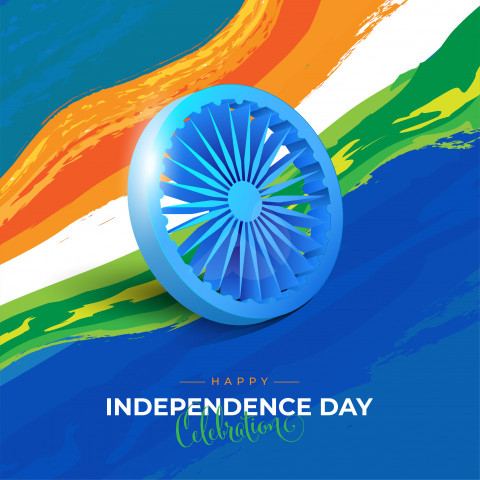 Indian Independence Day Greeting Background