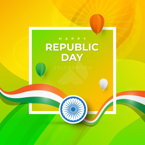 Happy Indian Republic Day Background